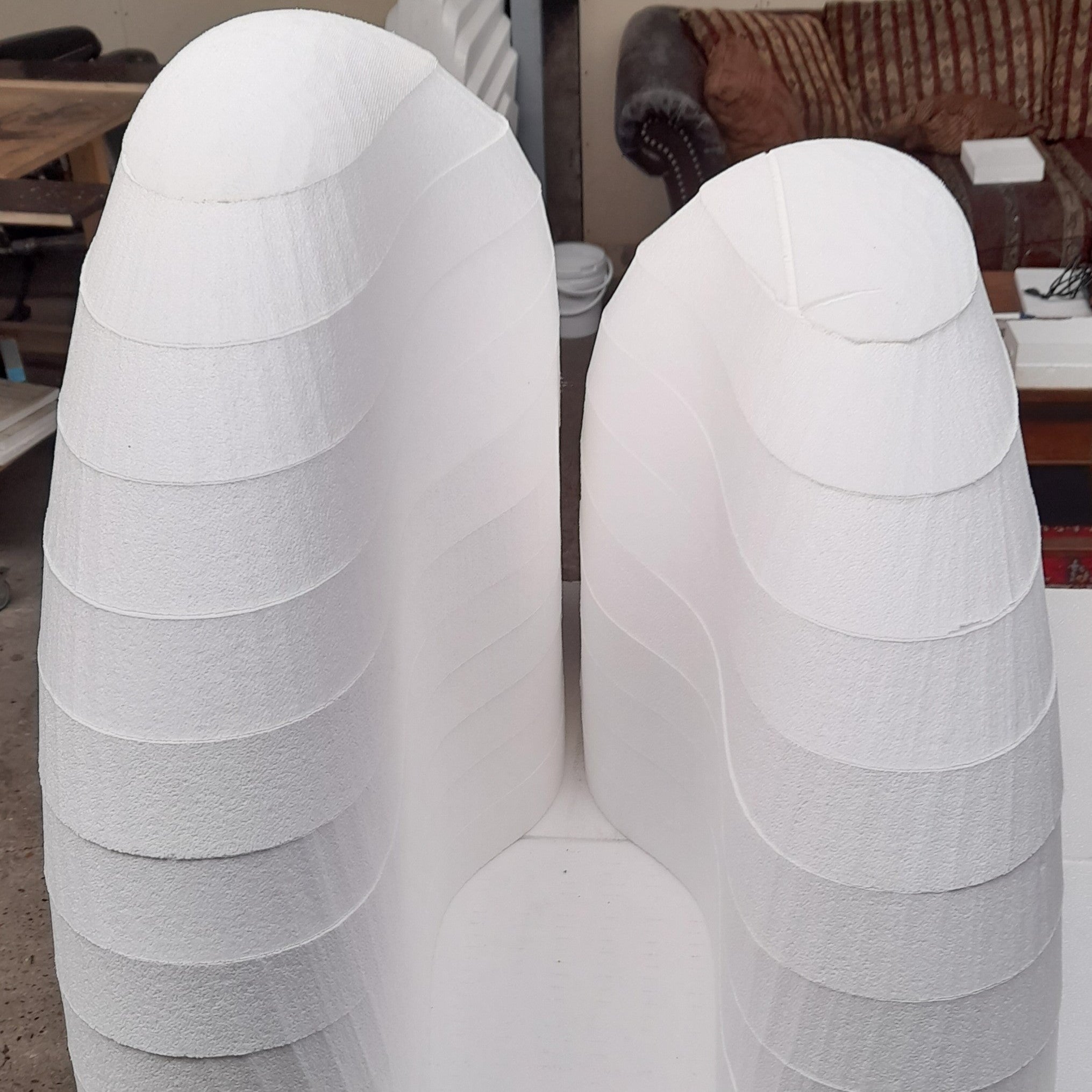 Different elements from cupboard material